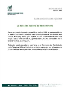 Javier Aguirre mantiene una postura firme respecto a la disciplina de los jugadores de cara al Mundial 2026.