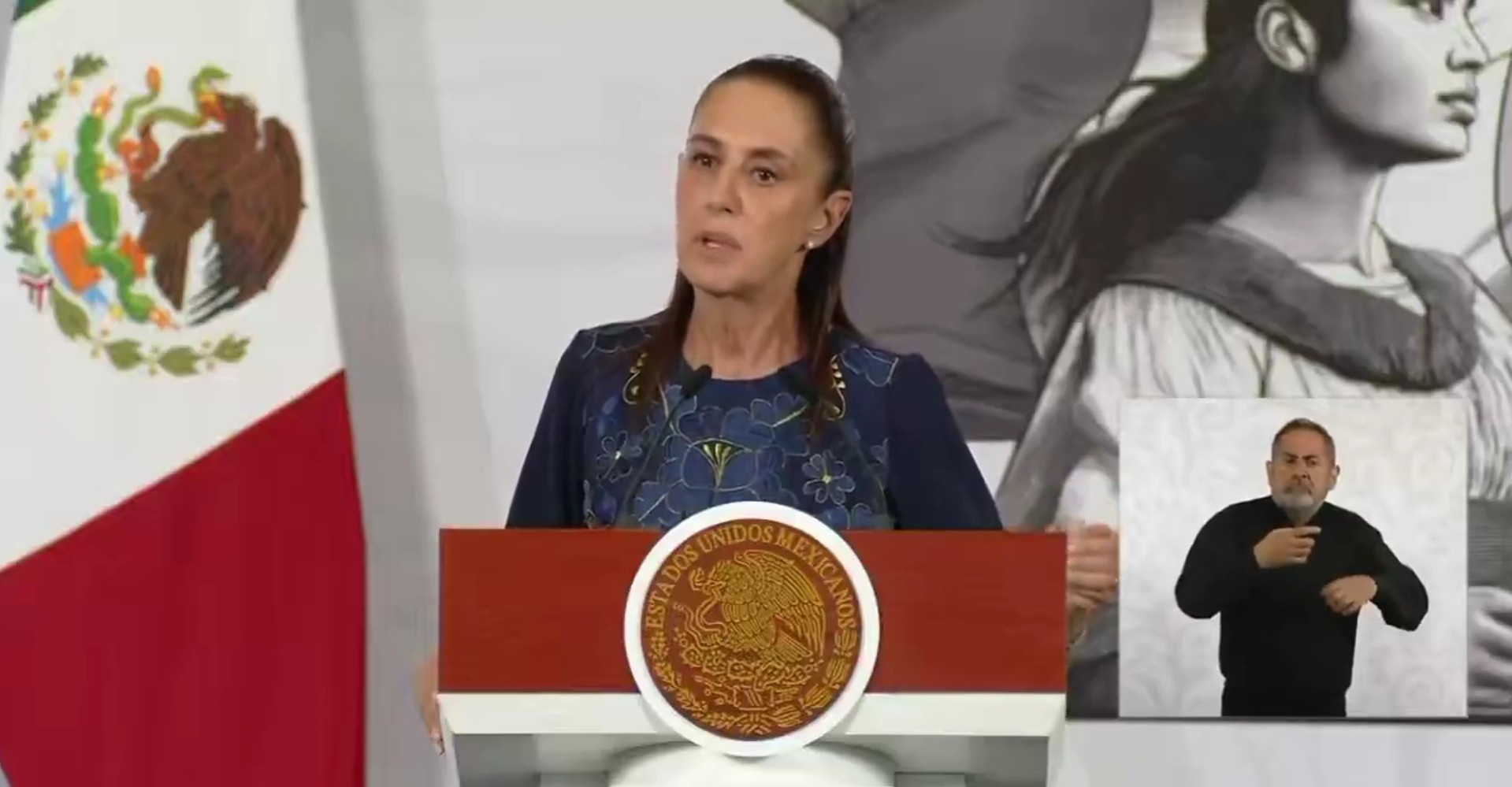 La presidenta Claudia Sheinbaum detalla los riesgos de la intromisión extranjera durante su encuentro diario con la prensa.