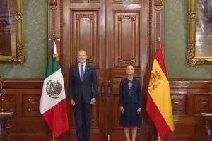 Sheinbaum recibe al rey Felipe VI en Palacio Nacional