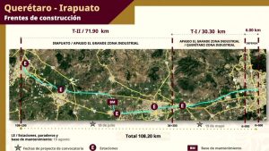 La firma del convenio para edificar los talleres y cocheras del tren Querétaro-Irapuato generó debate por los antecedentes de los ganadores.
