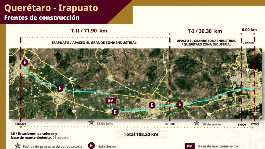 La firma del convenio para edificar los talleres y cocheras del tren Querétaro-Irapuato generó debate por los antecedentes de los ganadores.