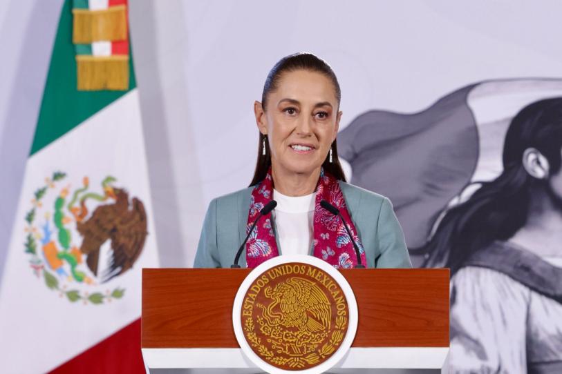 Claudia Sheinbaum informó que analiza una posible reunión con el rey Felipe VI durante su visita a México.