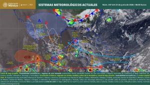 Pronóstico del tiempo Quintana Roo prevé lluvias y chubascos