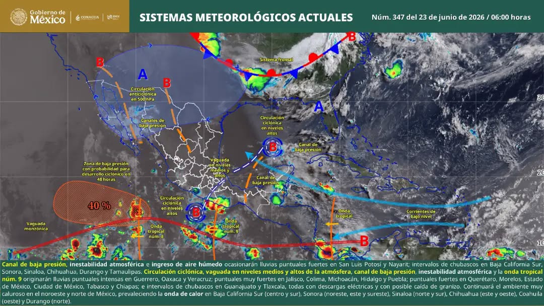 Habitantes de Othón P. Blanco toman precauciones ante el pronóstico del tiempo Quintana Roo que anuncia descargas eléctricas.