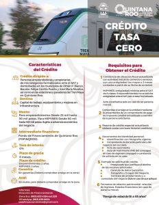 Anuncia SEDE ampliación del programa Crédito Tasa Cero en el sur de Quintana Roo