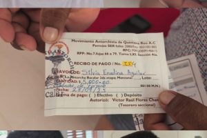 Familias afectadas se reúnen para exigir la devolución de su dinero tras el fraude inmobiliario en Bacalar.