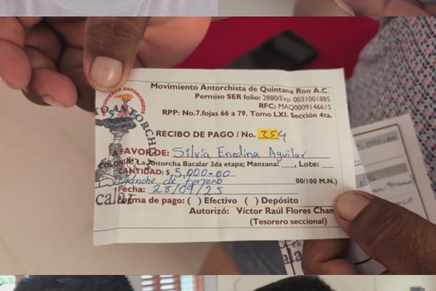 Familias afectadas se reúnen para exigir la devolución de su dinero tras el fraude inmobiliario en Bacalar.