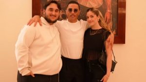 El hijo del expresidente, Jesús Ernesto López Gutiérrez, fue captado durante una exclusiva cena de gala en la Ciudad de México.