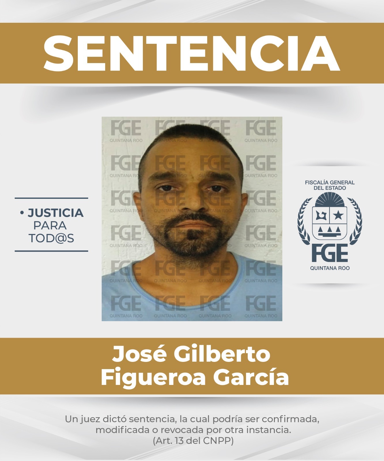 Las oficinas de la Fiscalía General del Estado en Playa del Carmen lograron presentar los dictámenes periciales necesarios para alcanzar la condena.