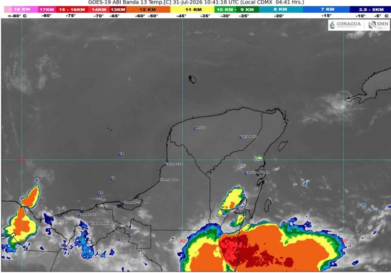 Un canal de baja presión y la cercanía de una onda tropical incrementarán la presencia de lluvias en los municipios del estado.