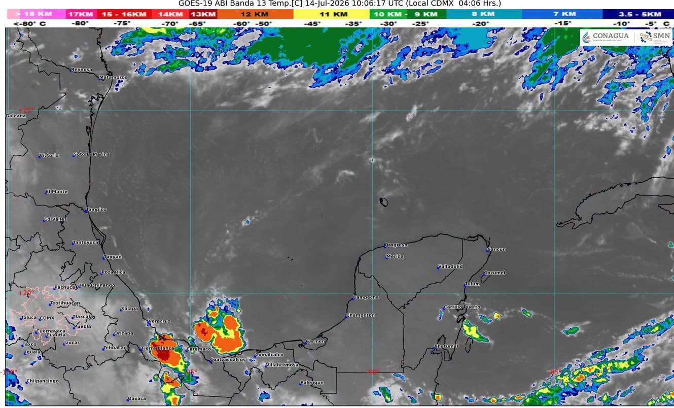 Las costas del estado registran oleaje elevado debido a los efectos del viento y la cercanía de la onda tropical.