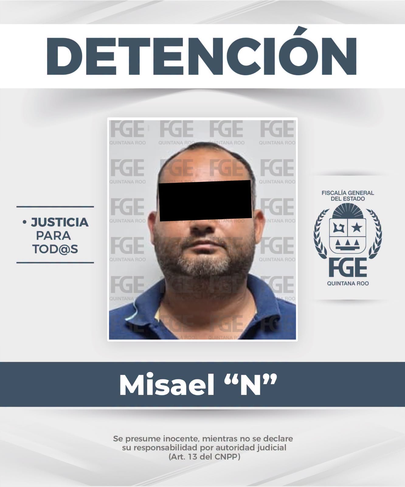 Personal pericial recolectó los indicios correspondientes en el inmueble ubicado en la Supermanzana 74 de Cancún.