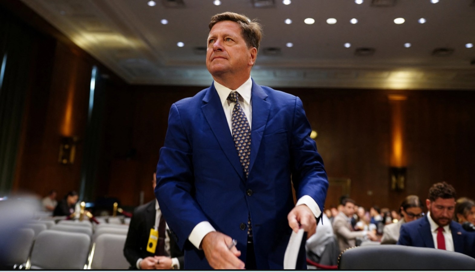 El Senado de Estados Unidos aprobó la ratificación de Jay Clayton como titular de Inteligencia Nacional.