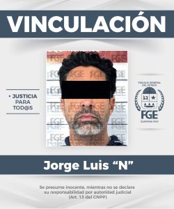 La Fiscalía General del Estado de Quintana Roo judicializó una segunda causa penal contra el imputado en Benito Juárez.