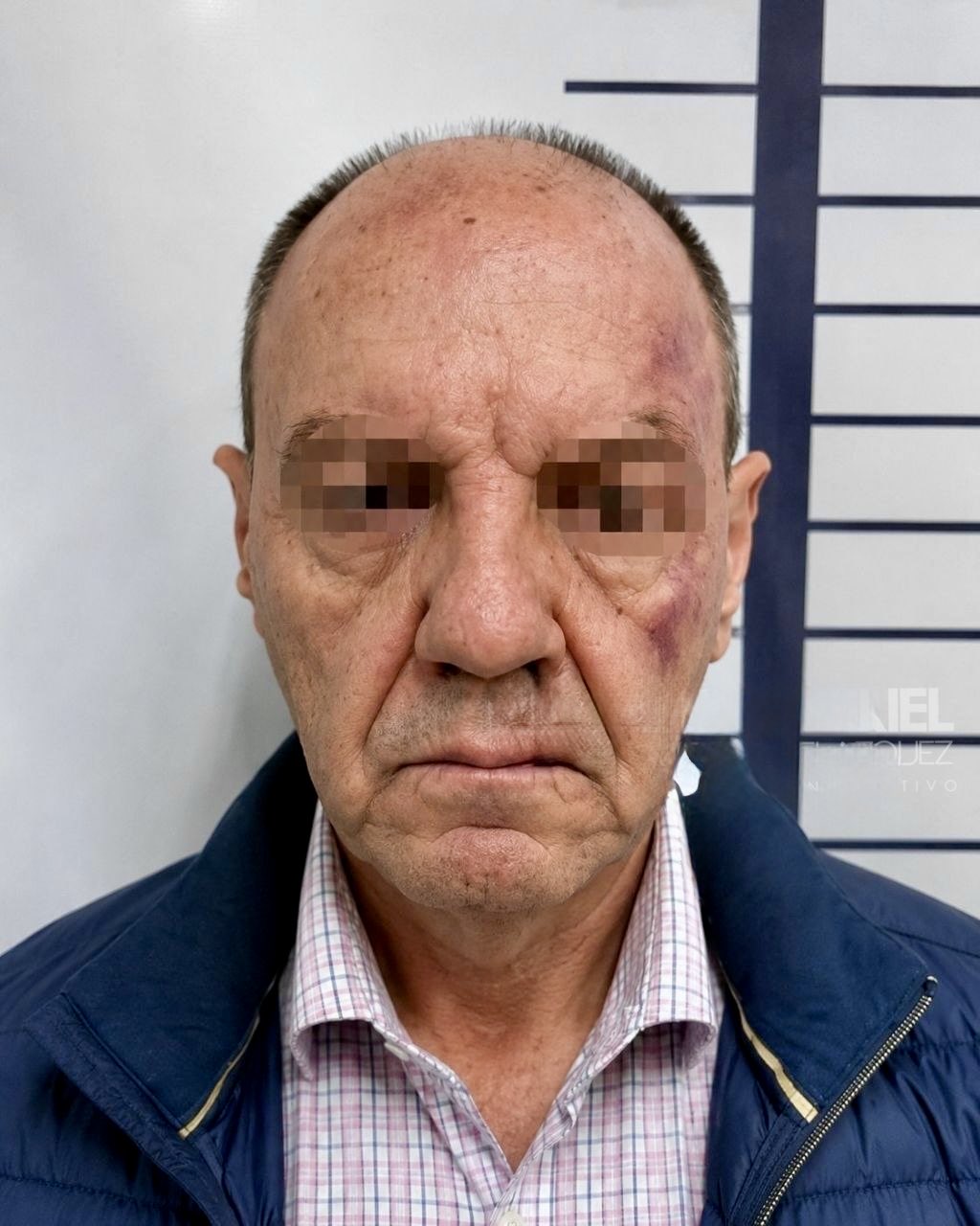 Las autoridades ministeriales desplegaron un fuerte dispositivo de seguridad en las inmediaciones del Residencial Santa Fe en Angelópolis.