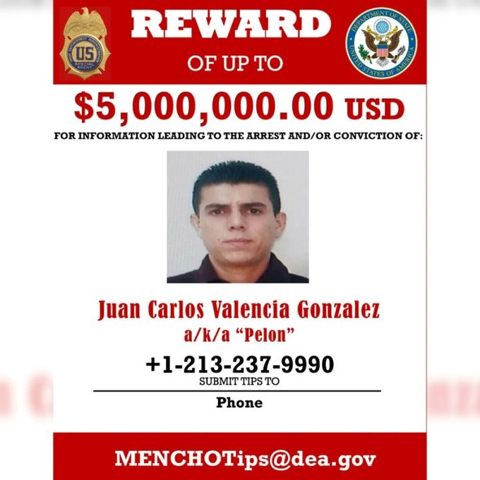 Agencias de seguridad de Estados Unidos identificaron a Juan Carlos Valencia González como la nueva cabeza del CJNG.