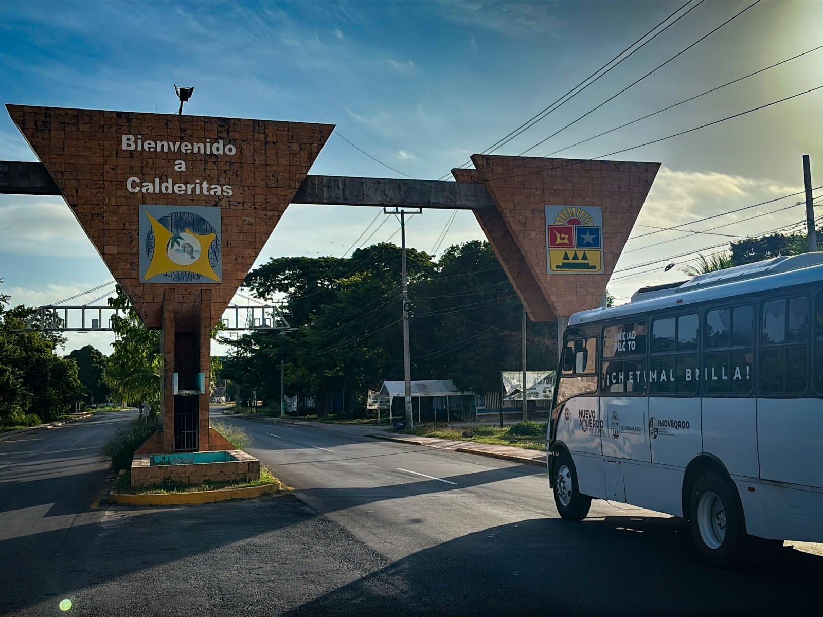 Unidades del programa Tu Ruta Chetumal iniciando operaciones para la comunidad de Calderitas.