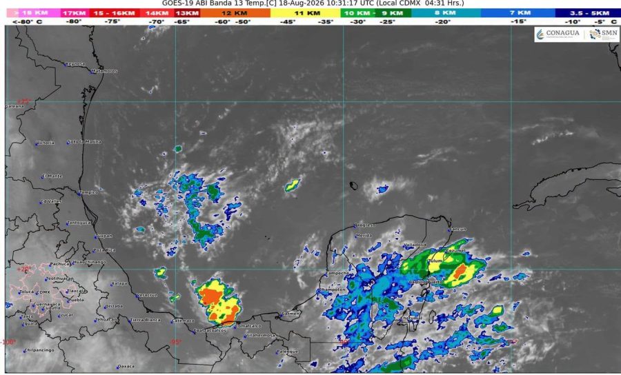 La llegada de la onda tropical 29 provocará lluvias intermitentes y fuerte actividad eléctrica en las costas del estado.