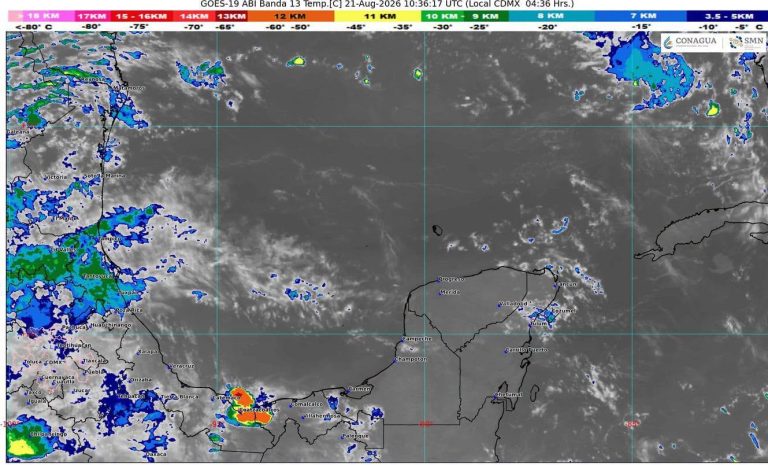 El desplazamiento de la onda tropical número 30 provocará lluvias ligeras y ambiente caluroso en el estado.