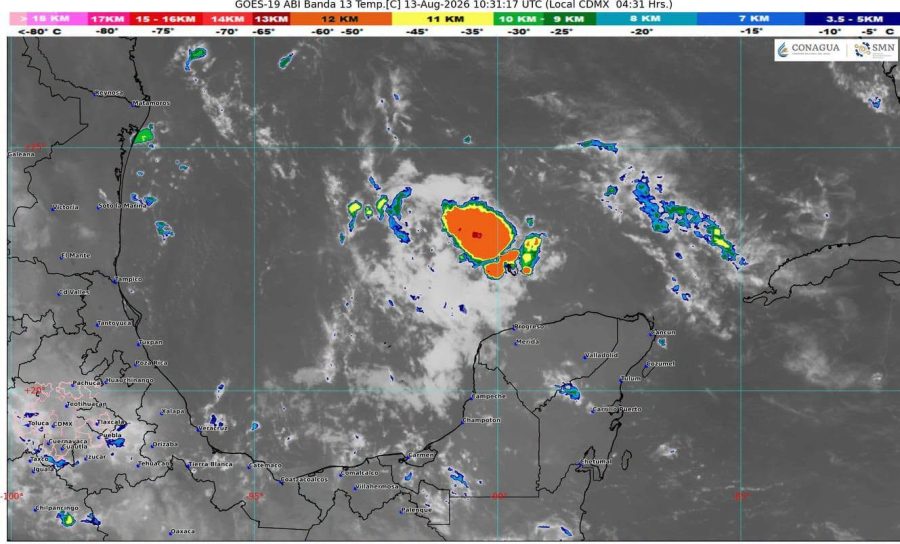 La onda tropical número 26 generará lluvias fuertes, chubascos y tormentas eléctricas en los municipios del estado.