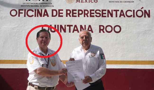 Las fuerzas de seguridad participaron en las diligencias realizadas dentro de las instalaciones migratorias.