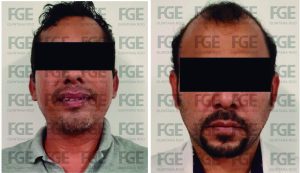 Elementos de la Policía de Investigación trasladaron a los dos detenidos ante la autoridad judicial tras asegurar las pertenencias sustraídas.