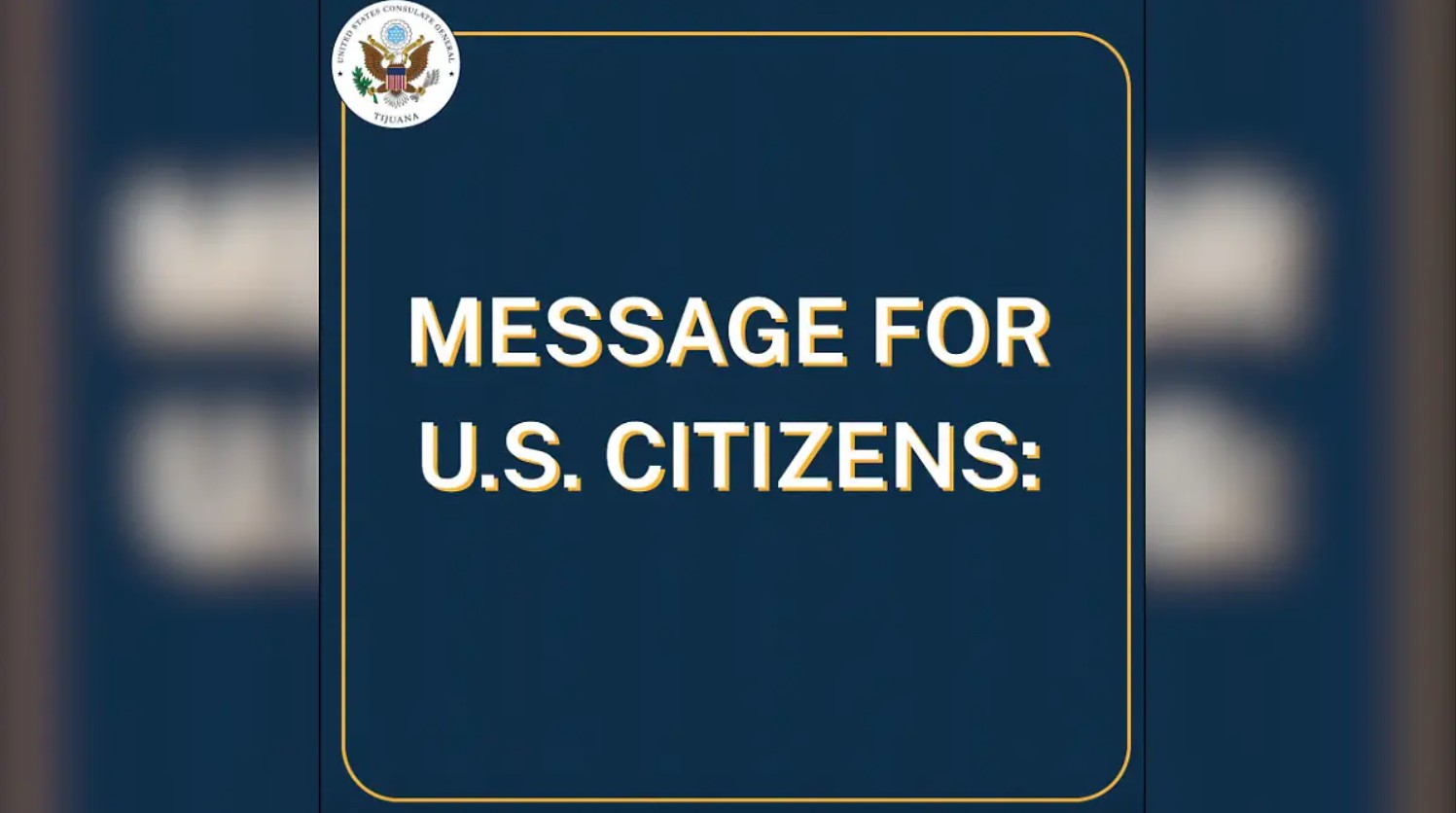 La representación diplomática de Estados Unidos suspendió traslados oficiales hacia la capital de Baja California este 25 de agosto.