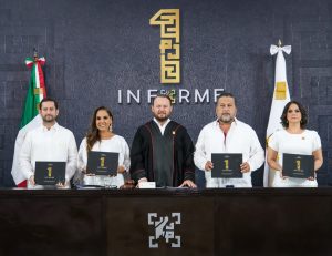 Presentan informe del Poder Judicial de Quintana Roo entre omisiones y severas críticas