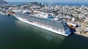 El puerto sinaloense incrementó la recepción de turistas internacionales en las terminales marítimas.