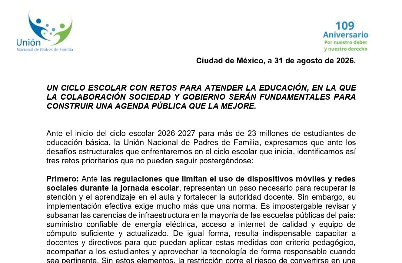 Estudiantes de educación básica regresan a las aulas en medio de llamados urgentes para mejorar la infraestructura escolar.