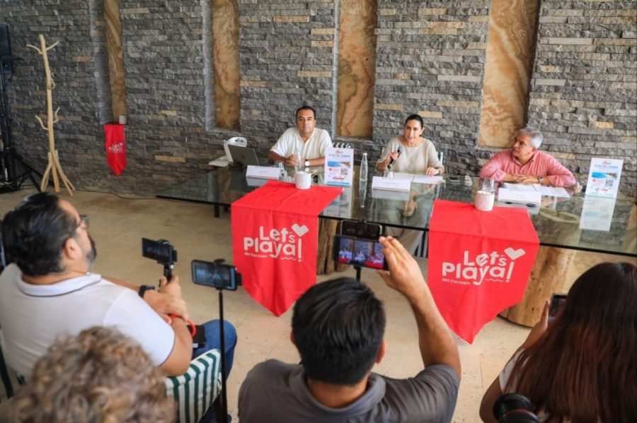 Autoridades municipales presentaron la agenda estratégica para fortalecer la promoción turística de Playa del Carmen.