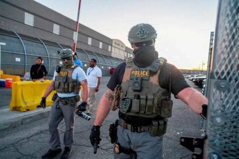 Fachada exterior del centro de detención Delaney Hall ubicado en el estado de Nueva Jersey.