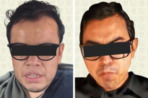 Agentes de la Policía de Investigación ejecutaron la captura de los dos presuntos responsables de manipular las evaluaciones universitarias.