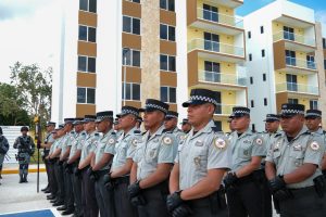 Autoridades civiles y militares encabezaron la inauguracion formal de las instalaciones destinadas a la Guardia Nacional en Chetumal.