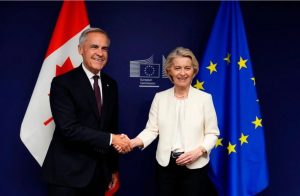 Ursula von der Leyen durante su discurso ante los representantes del bloque europeo.