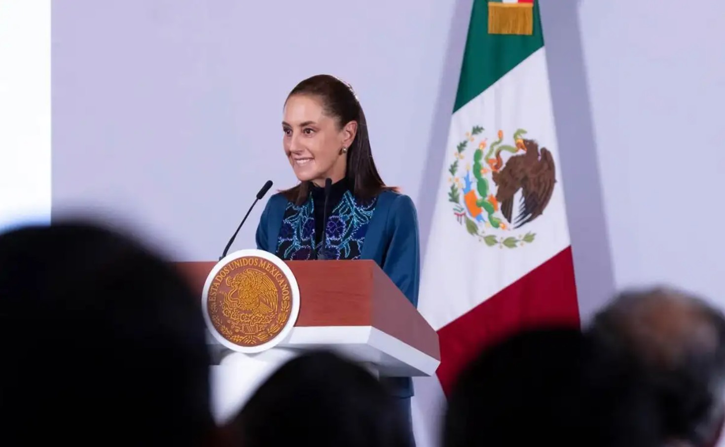 La titular del Ejecutivo federal ofreció su conferencia matutina para abordar temas de relevancia internacional.