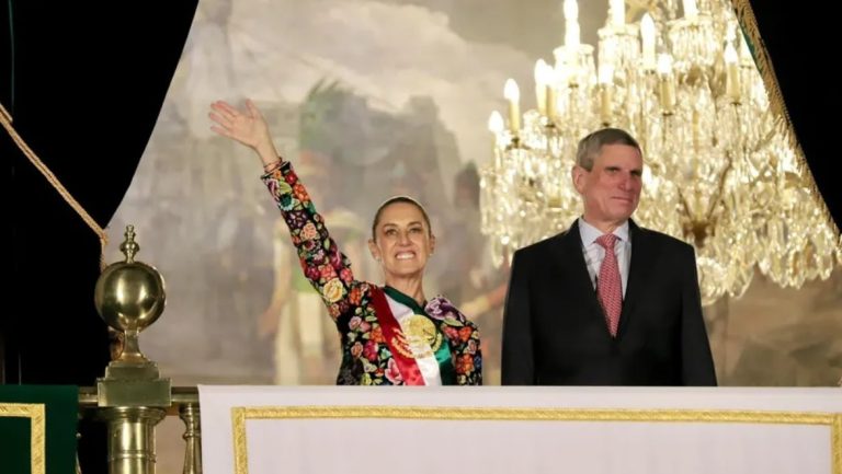 La presidenta de México, Claudia Sheinbaum Pardo, durante su conferencia mañanera.