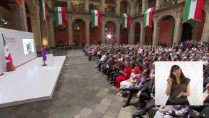 La presidenta Claudia Sheinbaum afirmo en su informe que la salud es un derecho humano fundamental para la poblacion.
