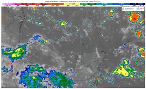 Nubosidad variable y lluvias con actividad eléctrica afectarán distintos municipios del estado durante esta jornada.