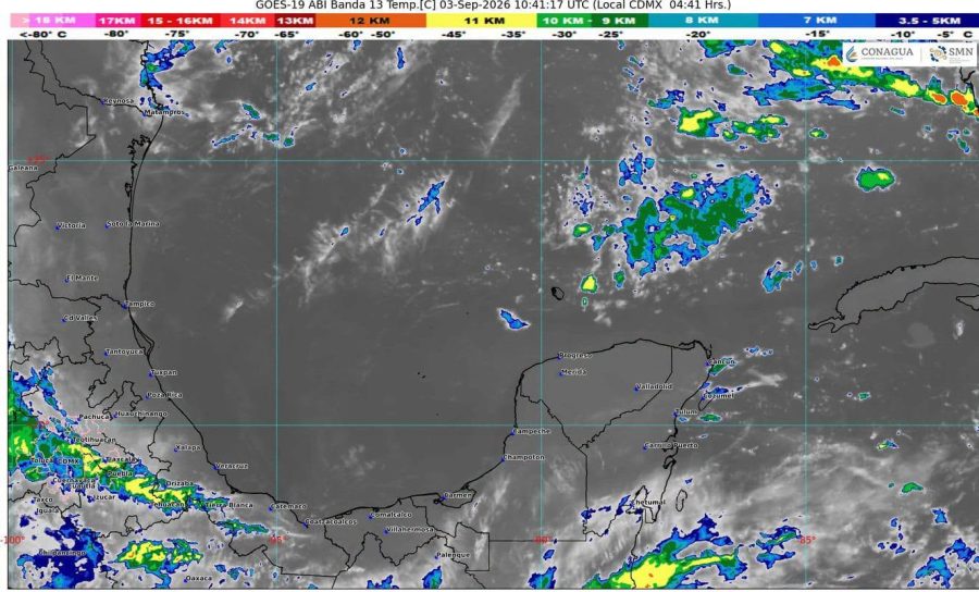 Las playas del norte del estado registrarán temperaturas elevadas y actividad eléctrica vespertina.