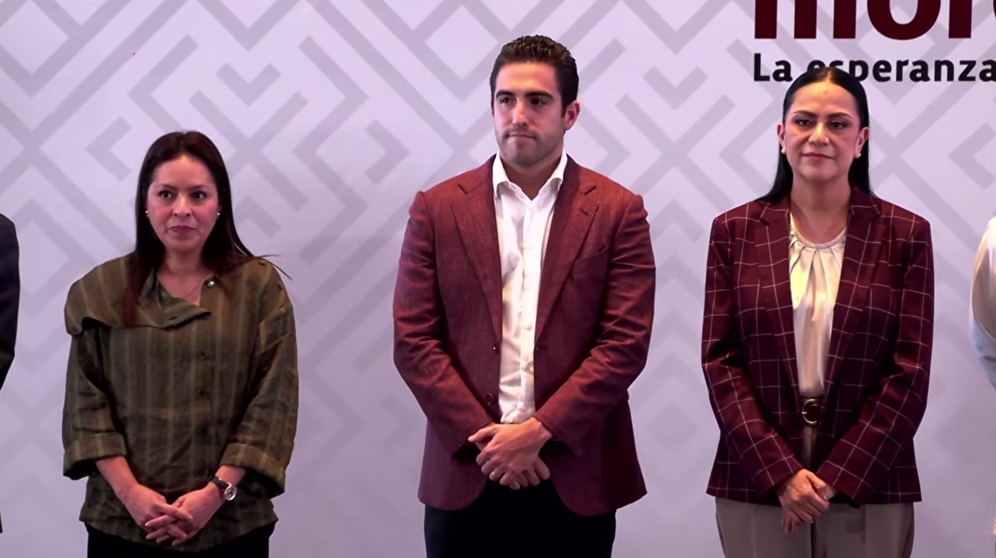 Eugenio "Gino" Segura fue presentado en el WTC como el Coordinador Estatal de la Defensa de la Transformación en Quintana Roo. Fuente: Morena