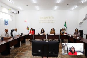 Sesión del Consejo General del IEQROO donde se aprobaron los topes de gastos y financiamiento para los comicios venideros.