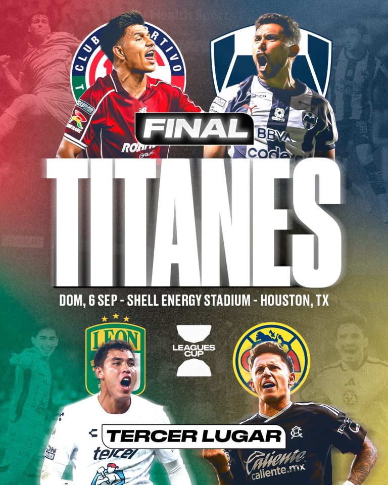 Toluca y Monterrey disputarán la final de la Leagues Cup 2026 en el estadio Shell Energy de Houston.