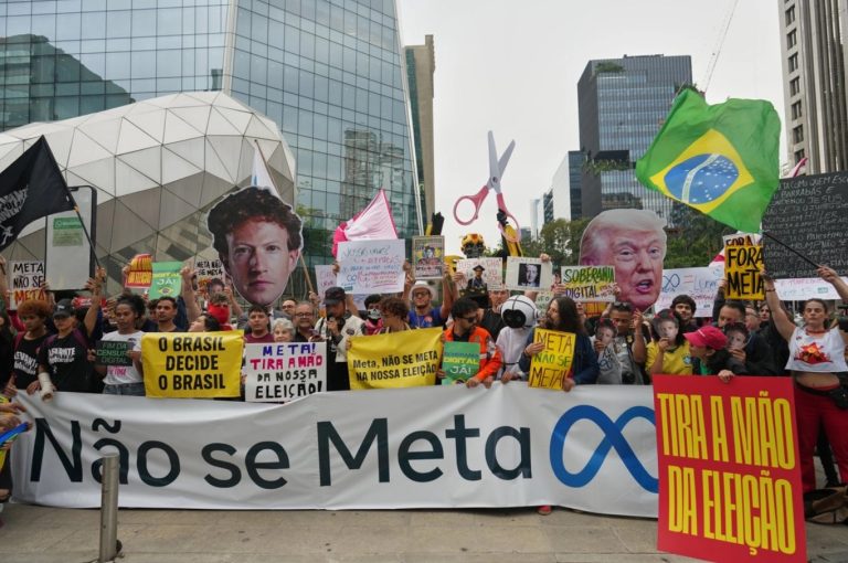 Meta enfrenta cuestionamientos por fallos en la moderación de contenidos relacionados con elecciones en Brasil y Estados Unidos.