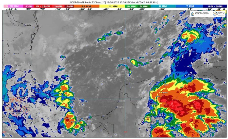 Las autoridades alertan sobre la presencia de descargas eléctricas durante las tempestades.