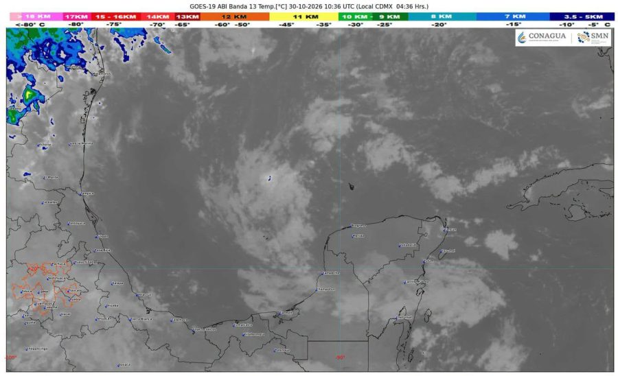 La humedad procedente del mar Caribe y el golfo de México favorecerá lluvias y chubascos en Quintana Roo.