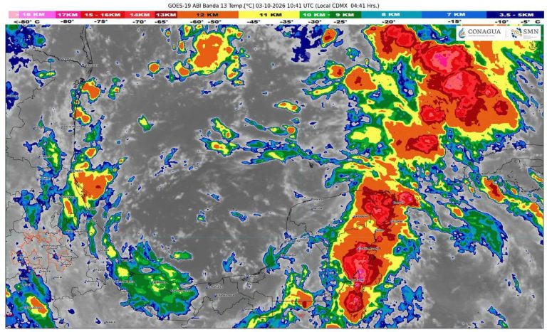 Cielo nublado y ambiente caluroso predominan en la entidad durante este fin de semana.