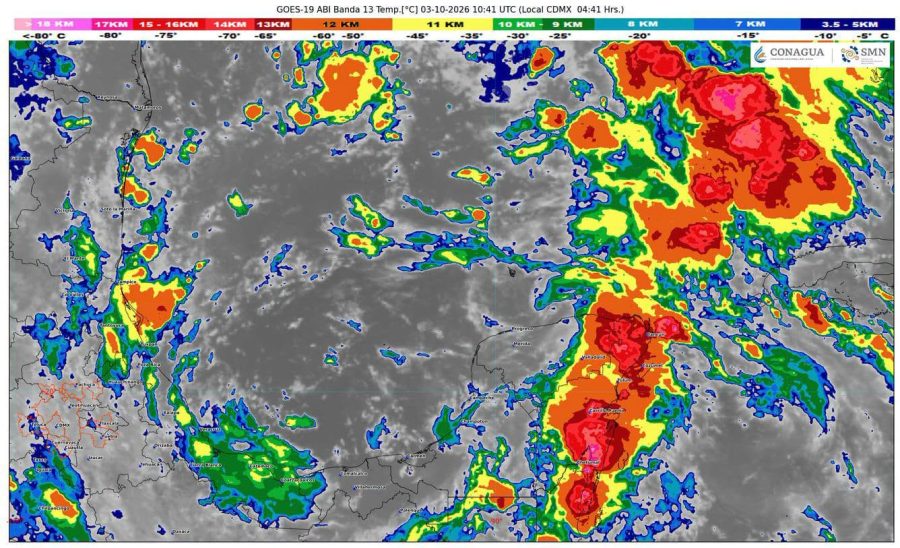 Cielo nublado y ambiente caluroso predominan en la entidad durante este fin de semana.
