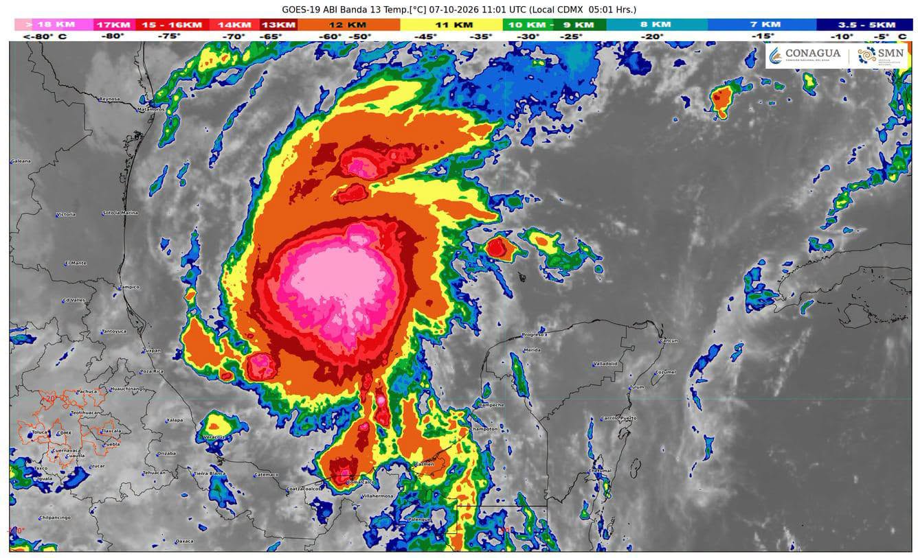 Lluvias fuertes y actividad eléctrica se esperan este miércoles en varios municipios de Quintana Roo.