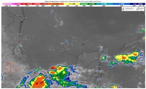 Las lluvias en Quintana Roo podrían presentarse con descargas eléctricas durante este martes 13 de octubre.